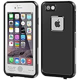 ERUN HLF Waterproof Case6.6ft Underwater Shockproof Snowproof Dirtproof Protection Case Impact Resistant Cover for iPhone 6 6S Plus 5.5 inch color White