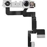 Risidamoy Front Camera Replacement for iPhone 11 12MP | Facing Lens Module Flex Cable with Structured Light Receiver Replace Transmitter Sensor Connector for iPhone11