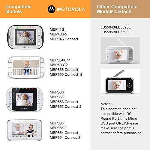 2 Motorola+Monitor+Charger+Replacement+Compatible