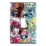 Single Toggle Wall Switch Cover Plate Decor Wallplate - Monster High Ghoul Skull