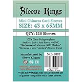 Sleeve Kings Mini Chimera Card Sleeves (43x65mm) - 110 Pack, 60 Microns