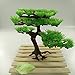 MMdex Artificial Green Tree Plastic Plant Decor for Aquarium Fish Tank, Bonsai for Hotel Rockery Ornament