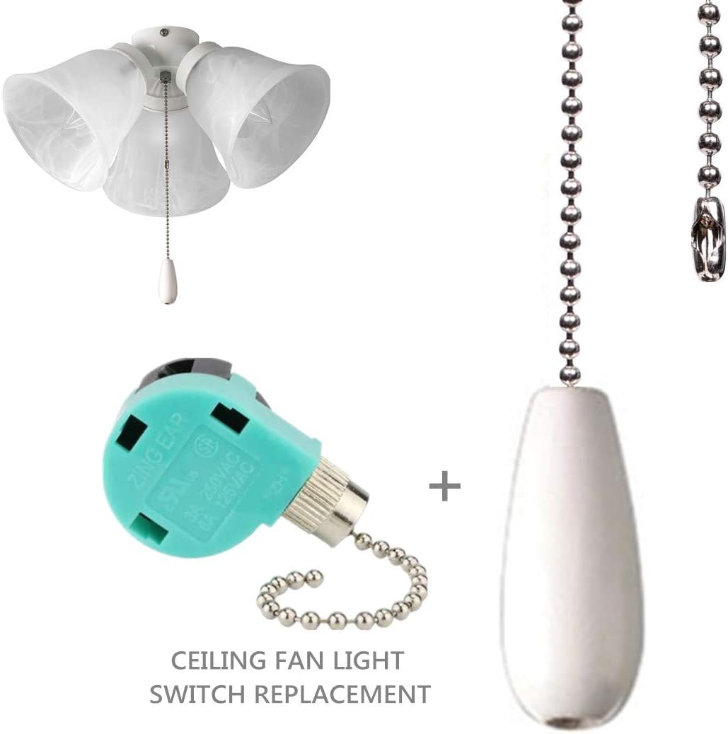 Ceiling Fan Pull Chain Ceiling Fan Switch Ze-268s6 4 Wire Fan Switch Fan Control Switch Zing Ear 4 Wire Fan Switch Brass - - 