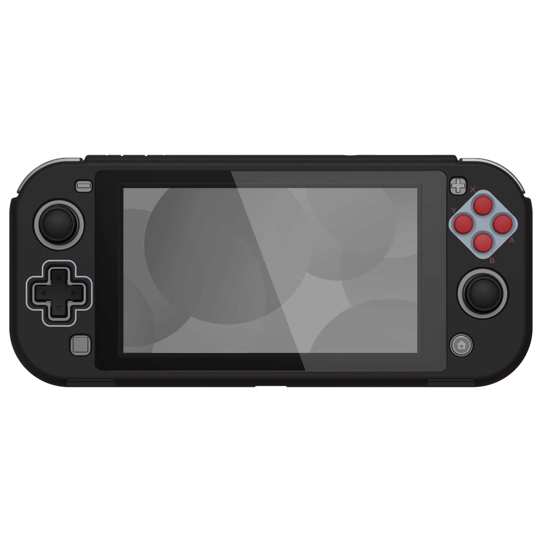 eXtremeRate PlayVital Classics NES Style Protective Grip Case for Nintendo Switch Lite, Hard Cover Protector for Nintendo Switch Lite - Screen Protector & Thumb Grips & Buttons Caps Stickers Included