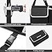 SUAOKI Backseat Car Trunk Organizer Foldable Cargo Storage Bag with Adjustable Strap, Durable Cover, Washable, Best for SUV, Vehicle, Auto, Minivan(Black)