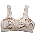 Leading Lady Women's Plus-Size Zig-Zag Weave Sleep Leisure Bra, Beige, 38  BCD