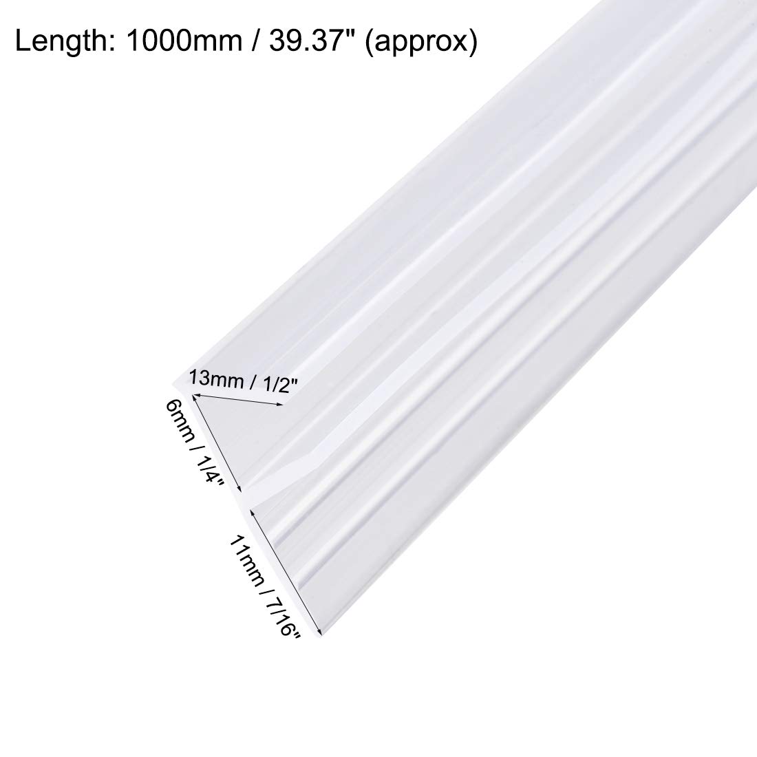 Glass X 118 Inch Door Bottom Side Seal Strip F Type With 1 2 Inch 10mm Length Drip Rail Uxcell Frameless Glass Shower Door Sweep 12mm 3 8 Inch 3000mm Showers Shower Doors Urbytus Com
