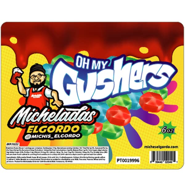 OMG Gushers Micheladas - Sweet & Spicy Mexican Candy With Chamoy & Chili