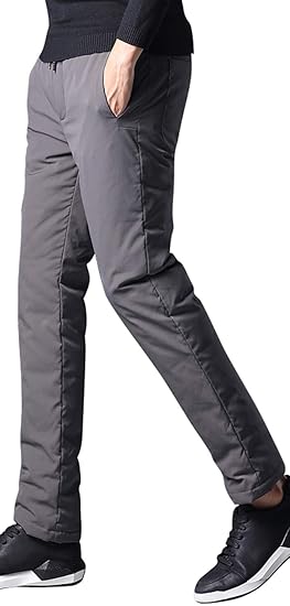 Amazon ダウンパンツ メンズ 細身 裏起毛 パンツ 冬パンツ レギパン