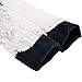 FUNOC Women's Lace Stitching Short Sleeve Blouse Top