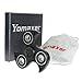 Yomaxer Fidget Spinner the Loving Turtledove Design R188 Stainless Steel Bearing EDC Fidget Toy Office Desk Gadget(Black Turtledove)
