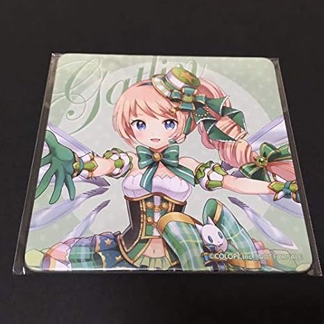 Amazon Co Jp 黒猫のウィズ アイドル キャッツ カフェ ガトリン コースター 白猫テニス 白猫プロジェクト 白黒テニス グッズ ホビー 通販