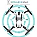 TOZO Q4040 Drone RC Quadcopter Foldable Mini Altitude Hold Headless RTF 360 Degree Flips & Rolls 6-Axis Gyro 4CH 2.4Ghz Remote Control Helicopter Height Hold Steady Easy Fly for Training. White