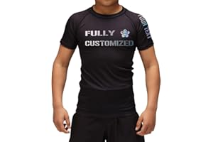 DIYUME Fully Customized Rashguard Performance Compression Jersey Shirt for Sport Fightwear