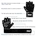 Trideer Workout Gloves for Men, Weight Lifting Gloves with Wrist Wrap Support, Full Palm Protection & Extra Grips for Weightlifting, Exercise, Cross Training, Fitness, Pull-up (Black-Wrist, X-Large)