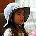 Baby Sun Hat with Chin Strap, Drawstring Adjust Head Size, Breathable 50+ UPF (S: 0 - 9m, Grey Argyle)
