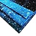 BLEUM CADE Forest Starry Tapestry, Home 3D Forest Tapestry Tree Night Sky Tapestry, Living Room Bedroom Decoration Tapestry, Mattress, Tablecloth (51.2