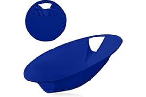 ZGFCSJP 26" Collapsible Portable Laundry Basket Pop up Laundry Basket Convenient and Fast Access to Clothes from the Dryer Easy to Store Blue