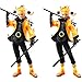 Siyushop Naruto Shippuden: Uzumaki Naruto GEM PVC Figure - Includes Weapons and Replaceable Faces - High 20CM