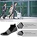Well Knitting Copper Antibacterial Athletic No Show Socks for Men & Women - Size L 6 Pack