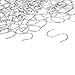 TWING S Hooks Stainless Steel Hanging Hooks S Shaped, Fishing Lure, Jewelry and Key Ring Assembly Set of 100PCS