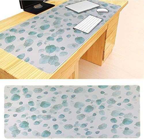 JUNHONGZHANG Cover Leaf Keyboard Gaming Mouse Pad Size 30X70Cm 30X90Cm Rubber Mouse Pad Computer Desktop Pad,A30X70Cm