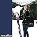 Athletico Padded Ski Bag Combo - Ski Bag & Separate Boot Bag - Store & Transport Skis Up to 200 CM and Boots Up To Size 13 - Padded to Protect All Your Ski Gear and Equipment for Travel (Black)