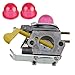 HIPA Repace Carburetor 530-071752 530-071822 with Primer Bulb for Poulan Craftman Weed Eater Featherlite SST25 FL20 FL20C FL23 FL26 FX26S FX26SC MX550 MX557 P1500 P2500 P3500 SST25C TE475Y TE475 XT260 XT700 Gas Trimmer