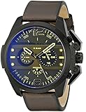 Diesel Men's DZ4364 Ironside Stainless Steel Watch with Leather Band