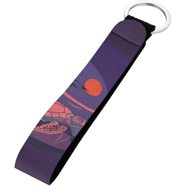 Dog Paw Print Wristlet Lanyard Keychain For Women - Key Holder With Metal Ring For Car Keys, Backpacks, Gym Bags