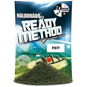 Haldorado Ready Method Pisty Pellet, Arômes Naturels, Appâts De Pêche, Appât De Pêche, Accessoires De Pêche, Appâts De Pêche à La Carpe, Quatre Saisons, 800 G, Vert