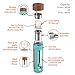pH HYDRATE Glass Alkaline Water Bottle - Portable Filtered Water Bottle - Water Bottle Filter - Increase pH, Reduce Fluoride, Remove Heavy Metals & Chlorine (300 ml)