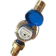 DAE AS320U-150P 1-1/2" Water Meter with Pulse Output, Measuring in Gallon + Coupling