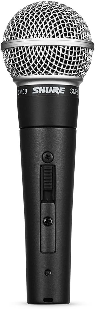Shure SM58SE Cardioid Dynamic Vocal Microphone with On/Off Switch