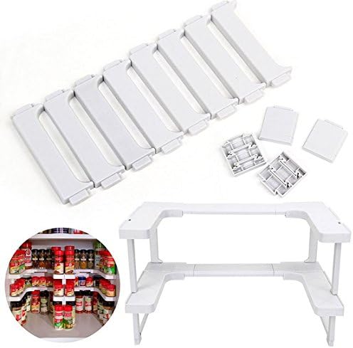 SPICE RACK AND STACKABLE SHELF