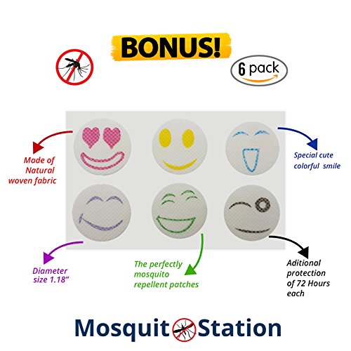 4 Repellent+Bracelets+Wristbands+Protection+MosquitoStation