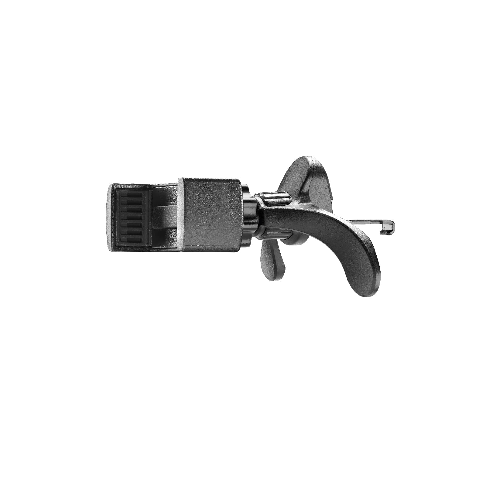 cellularline - Spinf Fit - Car Mount with Air Vent Clip - Rotates 360° - Vertical and Horizontal Screen View - Black