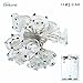 MUMENG String Lights Warm White 20 LEDs Lovely Cat Decoration Lighting Battery Power Fairy Light Easy Installment for Indoor Outdoor Wedding Festoon Party