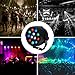 Stage Lights,SAHAUHY 12LED Par Lights RGB Uplights with Remote Sound Activated DMX Control uplighting for Wedding Event Club Party (8 Packs)
