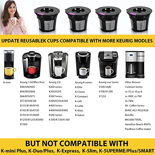 Reusable K Cups For Keurig Mini-MaxRona Packs Compatible with