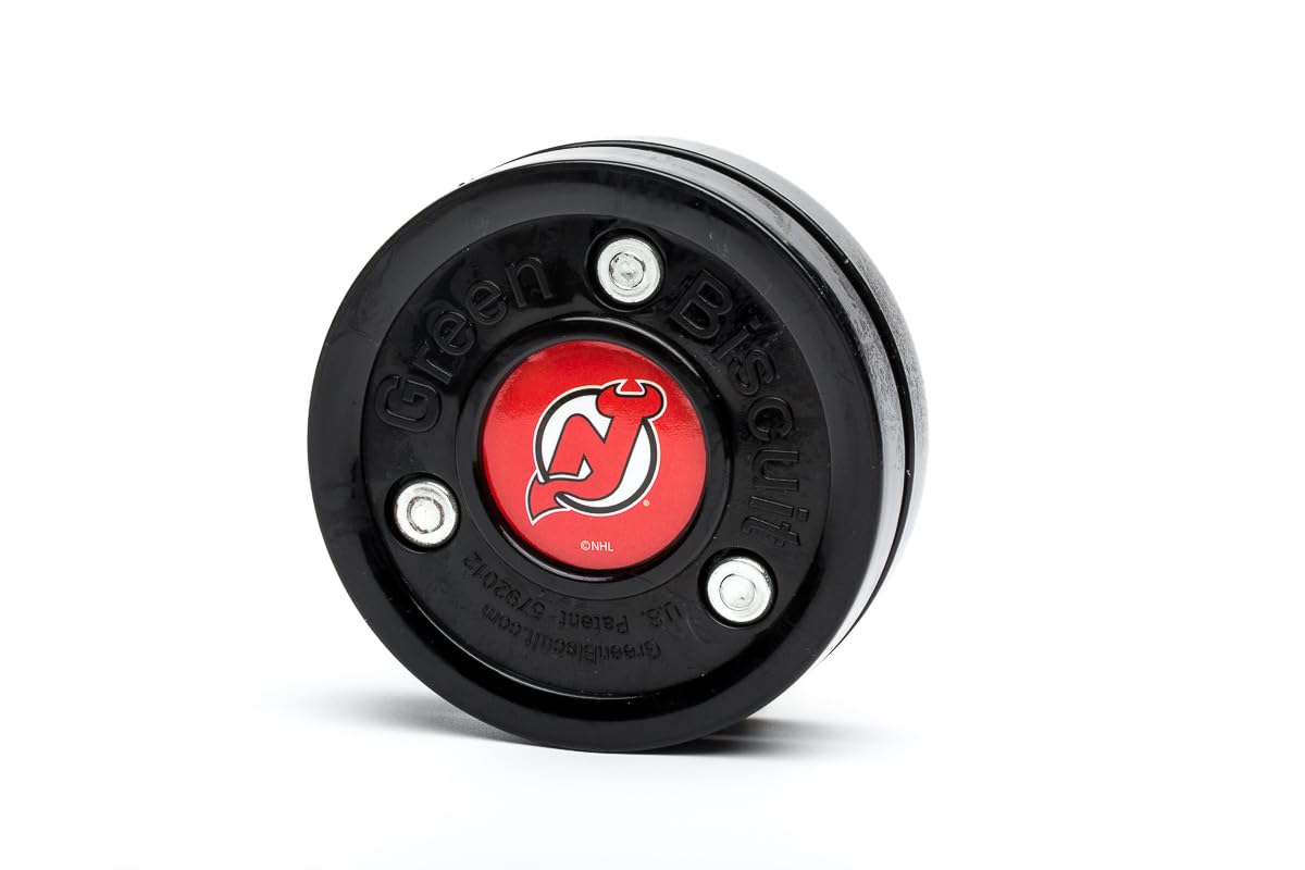 Green Biscuit New Jersey Devils NHL Puck
