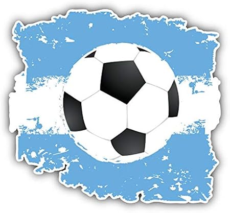 Amazon Kw ビニールマグネット グランジ アルゼンチン国旗 サッカーボール トラック 車用マグネット バンパーステッカー 磁石 5インチ ステッカー デカール 車 バイク