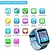 Smart Watch for Girls Boys - GPS Locator Pedometer Fitness Tracker Touch Camera Games Light Touch Anti Lost Alarm Clock Smart Watch Bracelet Compatible with iOS Android Birthday Gift (Blue)