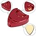 Blueseason Plastic Sticky Portable Guitar Pick Holder Cases Box , 5pcs-red
