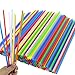 Tomnk 200PCS 10.3 Inch Disposable Color Drinking Straws Plastic Straws