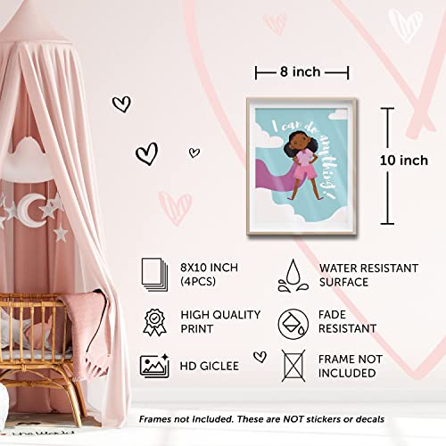Designs by Maria Inc. Motivational Black Girl Room Decor For Girls