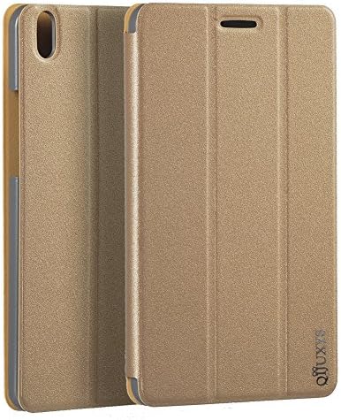 Huawei MediaPad T2 8.0 Pro Case,Qijuxys Ultra Lightweight Slim PU Leather Tablet Case Cover for Huawei MediaPad T2 8 Pro 8.0inch tablet /for Huawe Honor2 8.0 Tablet(2016 Version) (Golden)