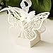 HLJgift Laser Cut Butterfly Wedding Birthday Party Favour Gifts Candy Boxes(100PCS)