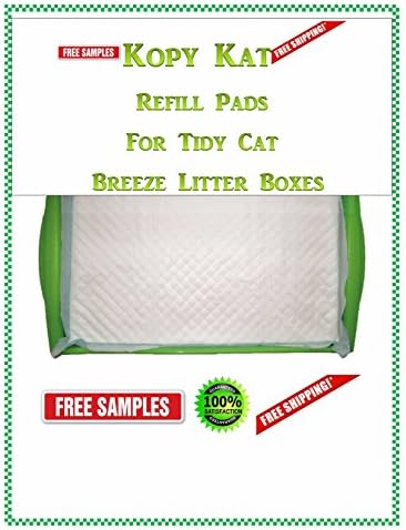 Kopy Kat 40ct Economical for Tidy Cat Breeze Litter Box Generic Replacement Pads Same Quality