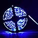 LTROP SMD 5050 RGB 300 LED Light Strip Kit, 16ft 5M Non-waterproof Flexible Strip Lights with Mini 44 Key Controller and 12V 5A Power Supply